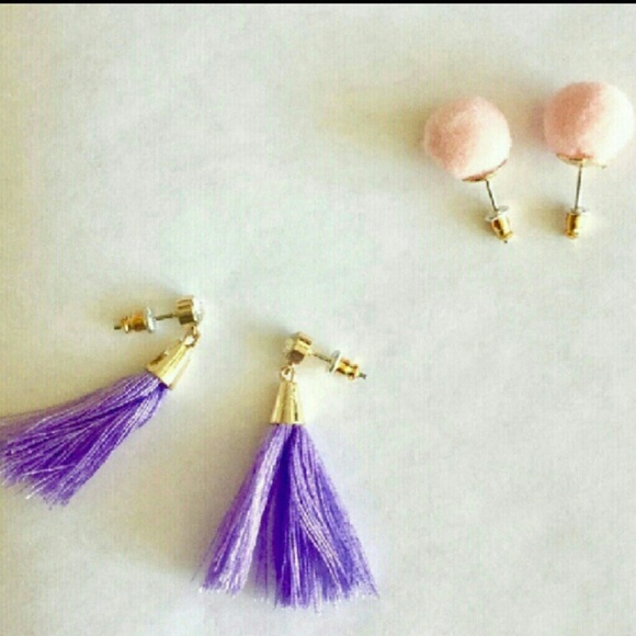 Jewelry - *LAST ONE* Tassel Earring and Pom Pom Earrings